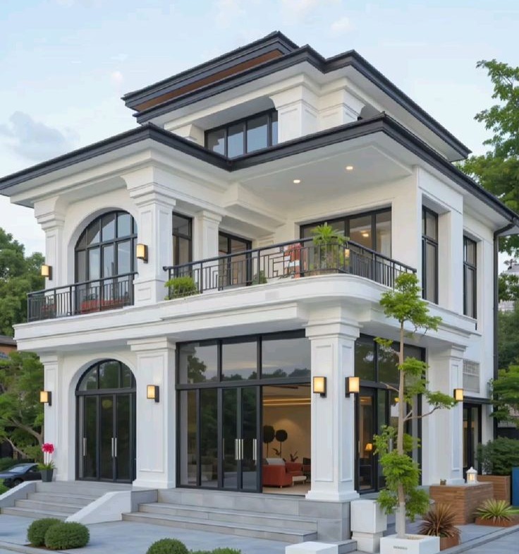 From KlickPin CF Front Elevation latest design double storey building in 2025 _ Beautiful house plans House designs exterior Architecture elevation