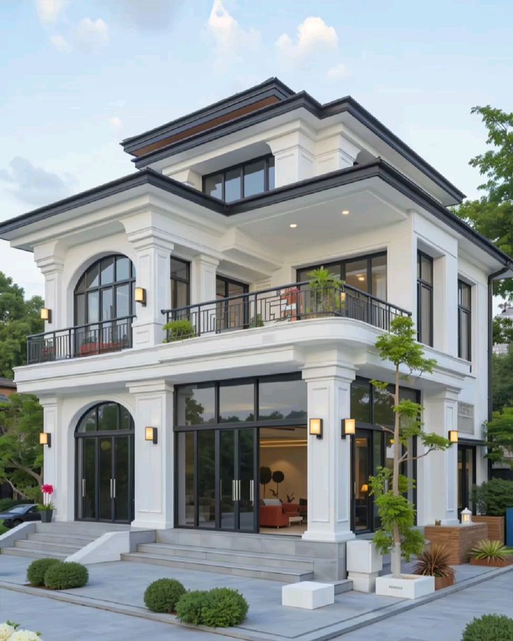 From KlickPin CF Front Elevation latest design double storey building in 2025 _ Beautiful house plans House designs exterior Architecture elevation